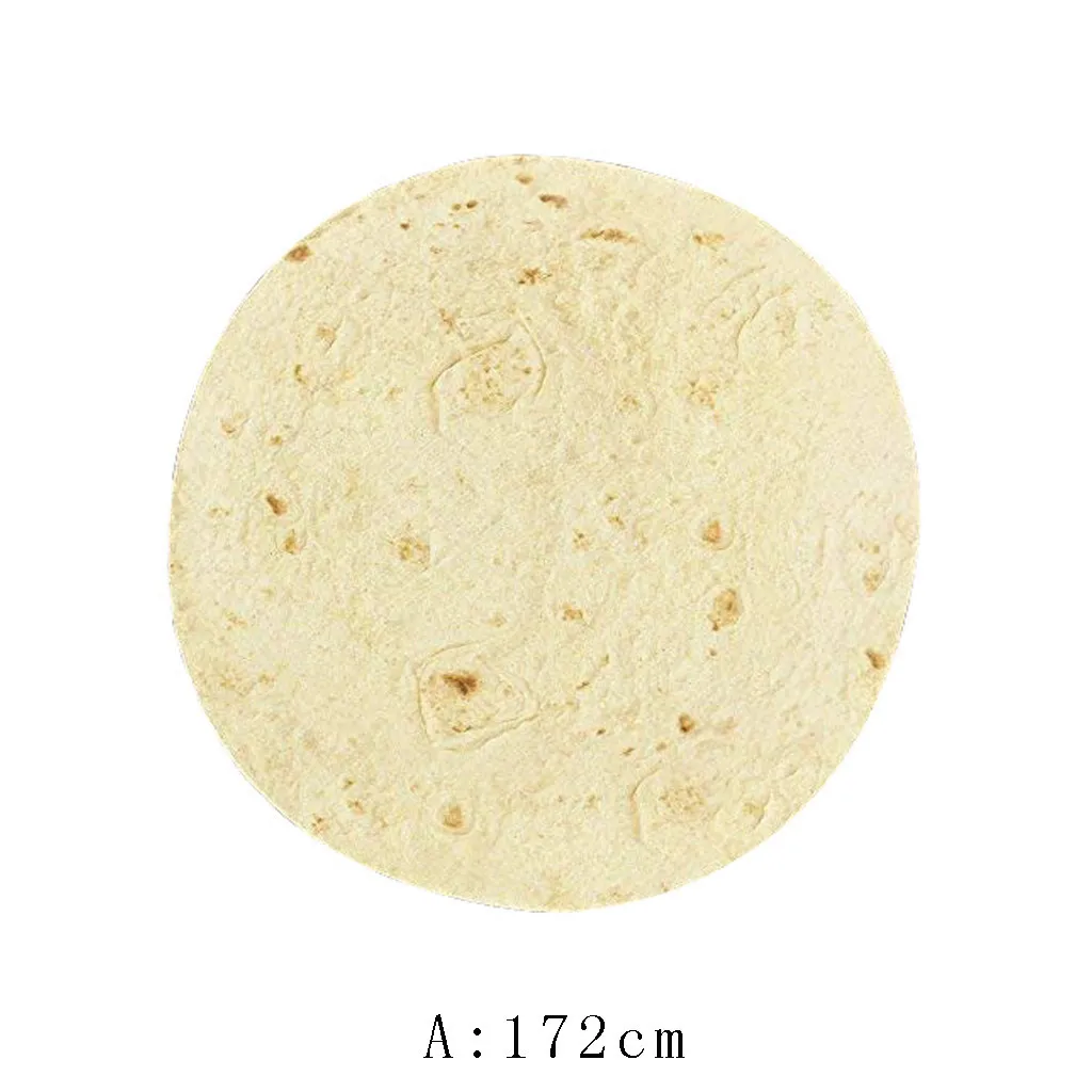 Детское одеяло Burrito, комфортное, для приготовления пищи, одеяло Burrito wrap, идеально круглое одеяло Tortilla Throw