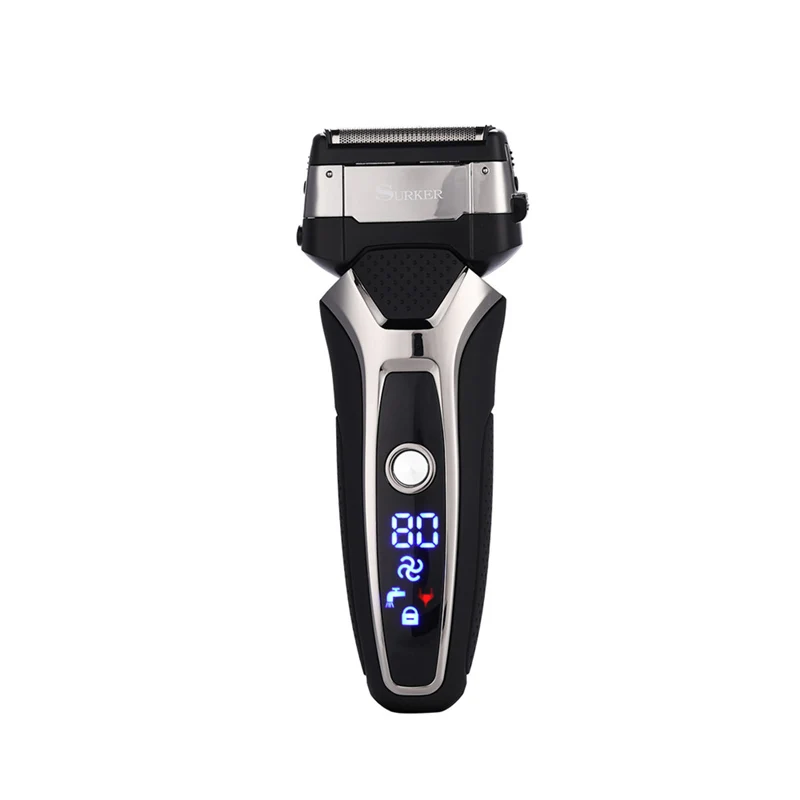 Best Price Beard-Trimmer Shaving-Razor Electric-Shaver Washable Professional Whole-Body with Led-Display ZemekDxO8