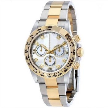 

luxury watch men 39mm AAA DAY TONA Automatic machinery No battery Stainless steel sweeping small dials work watches SY9