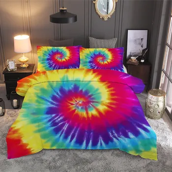 

Oil Painting Bedding Sets Queen King Quilt Cover Bedclothes Landscape Tree Duvet Cover Set