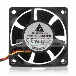 Ventilateur de refroidissement pour ordinateur, Original, Double boule, 4 fils, 6 cm, 6 CM, 12V, 6025 a, AFB0612EH 