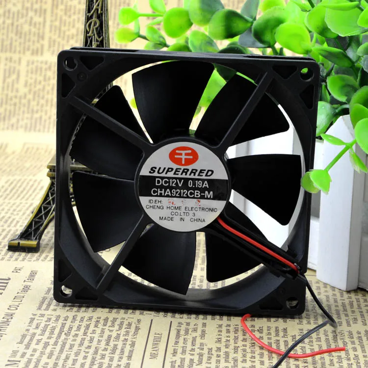 9225 DC12V 0.19A CHA9212CB-M 9 см защиты электродвигателя Вентилятор охлаждения