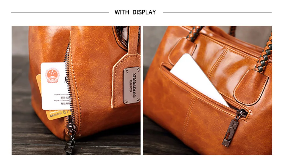 Winter Retro Leather Handbags Hand-wound Woven Contrast Color Women Shoulder Bags Ladies Messenger Bag High Quality Totes