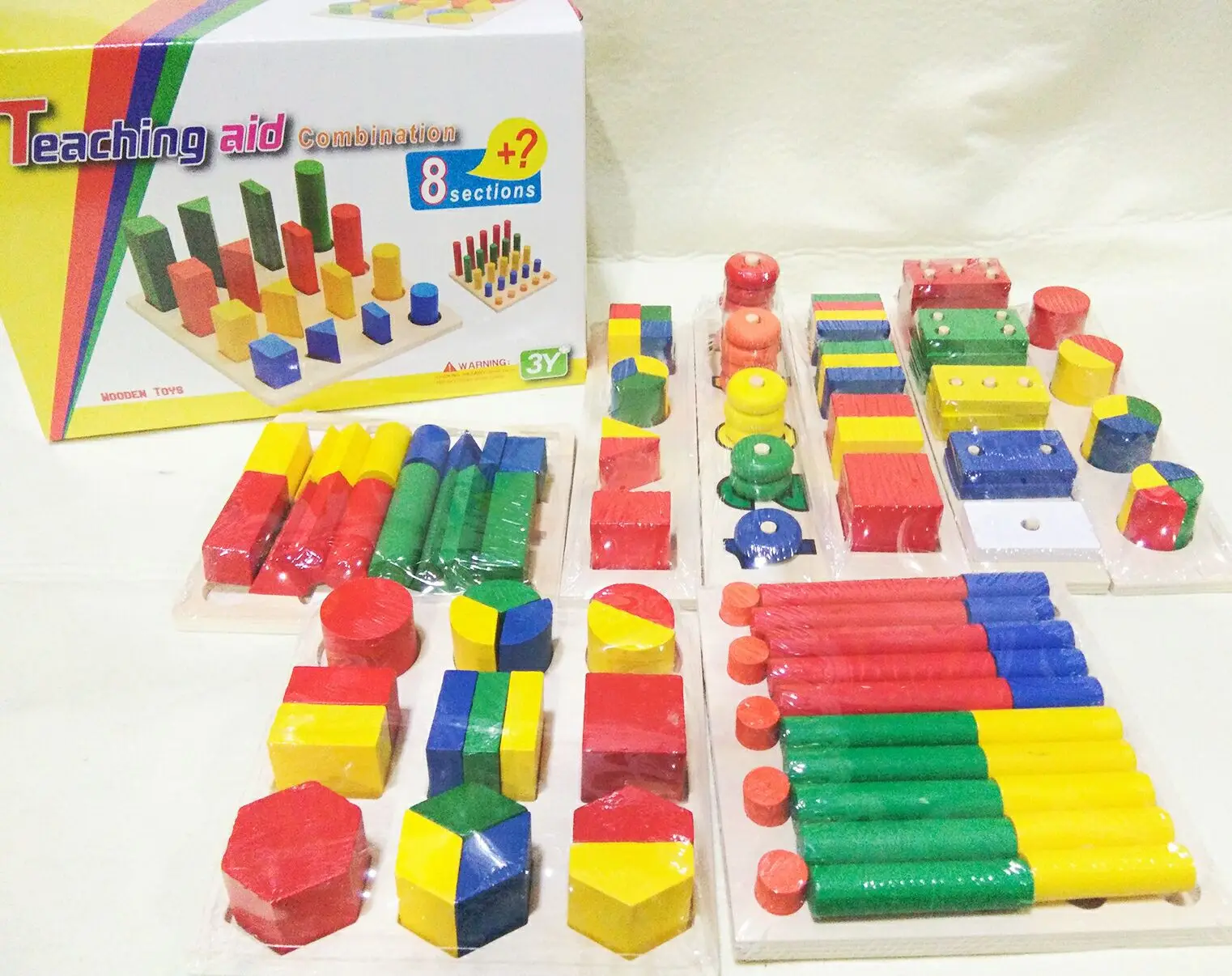 PRE-SCHOOL Обучающие деревянные Обучающие игрушки Монтессори обучающие средства 8 восемь наборов Форма Количество геометрическая форма пластина