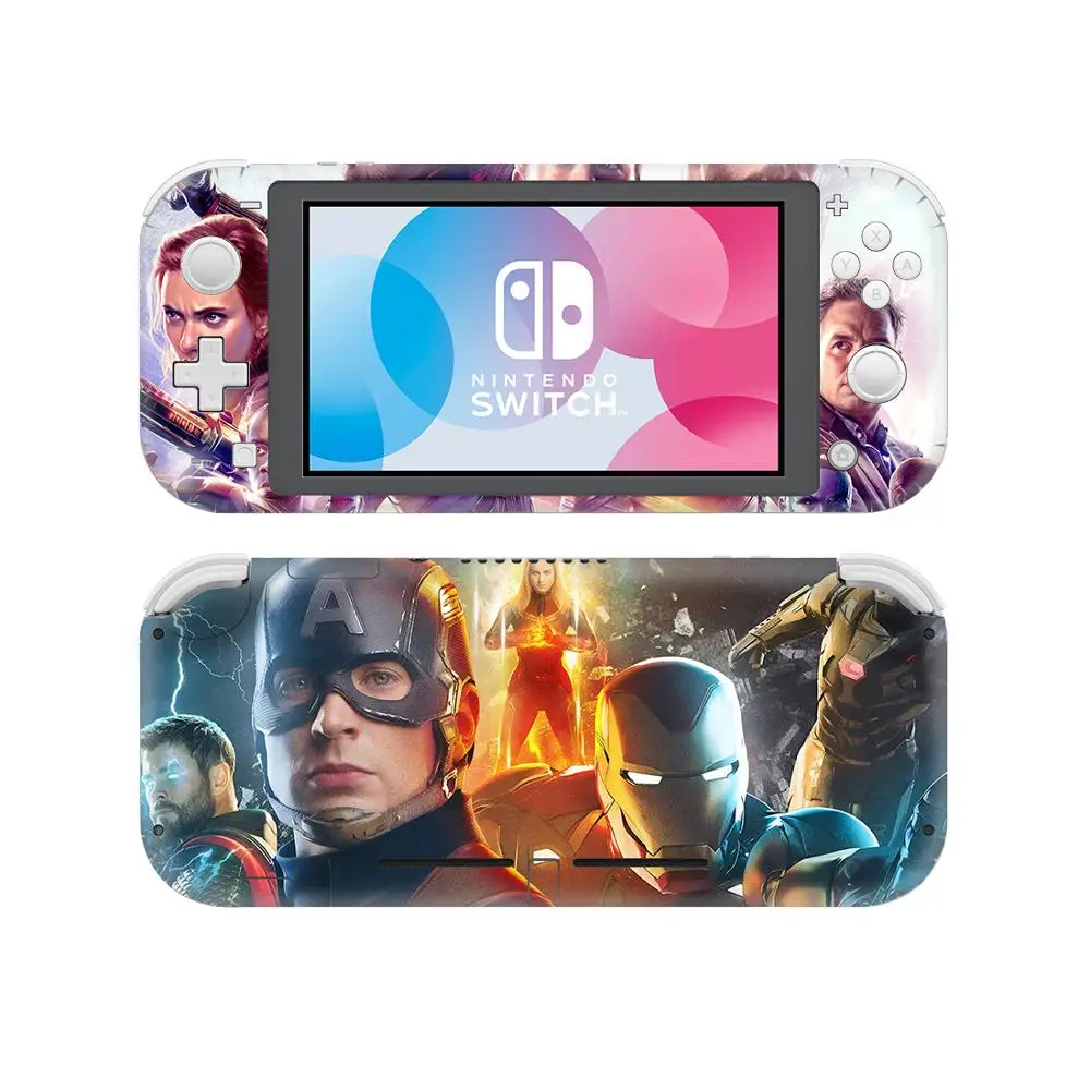 YSNSL0548 Мстители эндгейм кожи стикеры Наклейка для nintendo Switch Lite консольный переключатель, Lite NSL протектор кожи виниловая наклейка - Цвет: YSNSL0548