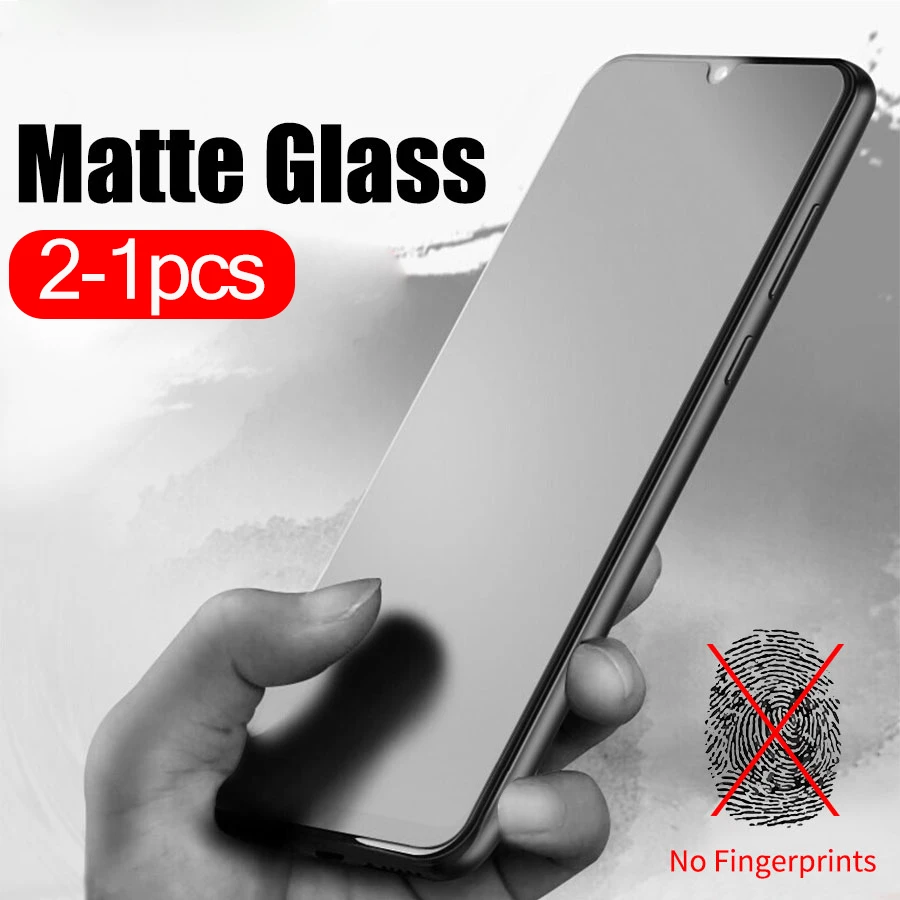 2-1pcs Frosted Matte tempered glass For huawei p40 lite p30 light p20 pro on huawey p 40 30 20 p40lite p30lite protective Film mobile phone screen protector
