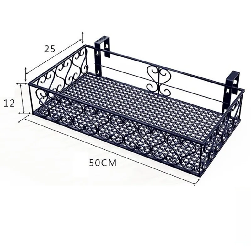 Плантен Стандартный Декор Dekarosyon Металл Balcon балкон полка цветок железная стойка
