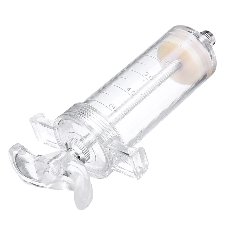 50cc Veterinary Medicine For Pets Reusable 12cm Tube Pipe For Hydroponics for Cattle, Goat& Sheep Plastics Feeding Syringe