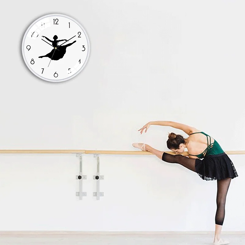 Modern Large Wall Clock Silent Hanging Clocks Yoga Hall Dance Room Decoration Wall Watches Home Decor Duvar Saatleri Gift SC228