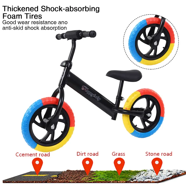 Children's Balance Bike Non-pedal Bicycle Height Balance Bike No Pedal for Children 3-6 Years Old Ride On Toys 5