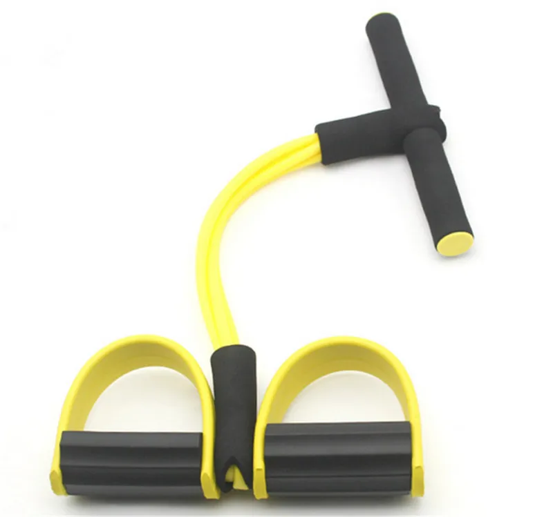 Тянущаяся веревка для йоги, эластичные Эспандеры для фитнеса, тренировок, упражнений, трубчатая скакалка, пуллер для женщин, тренировочное резиновое оборудование для растяжения - Цвет: Цвет: желтый
