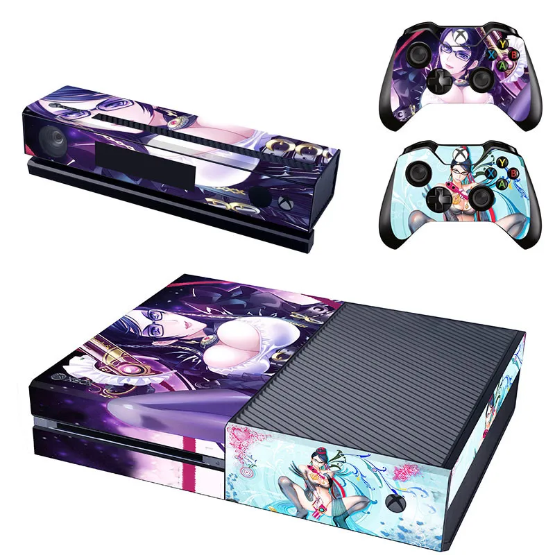 Наклейка s Bayonetta для xbox one Виниловая наклейка для кожи Pegatinas Adesivo для xbox one консоль Kinect два контроллера
