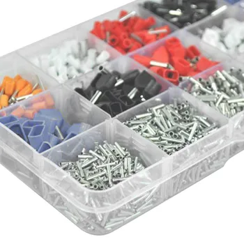 

2340 Pcs/Set Mixed 15 Models Dual Bootlace Ferrule Kit Electrical Crimper Wire End Terminal Block SP99