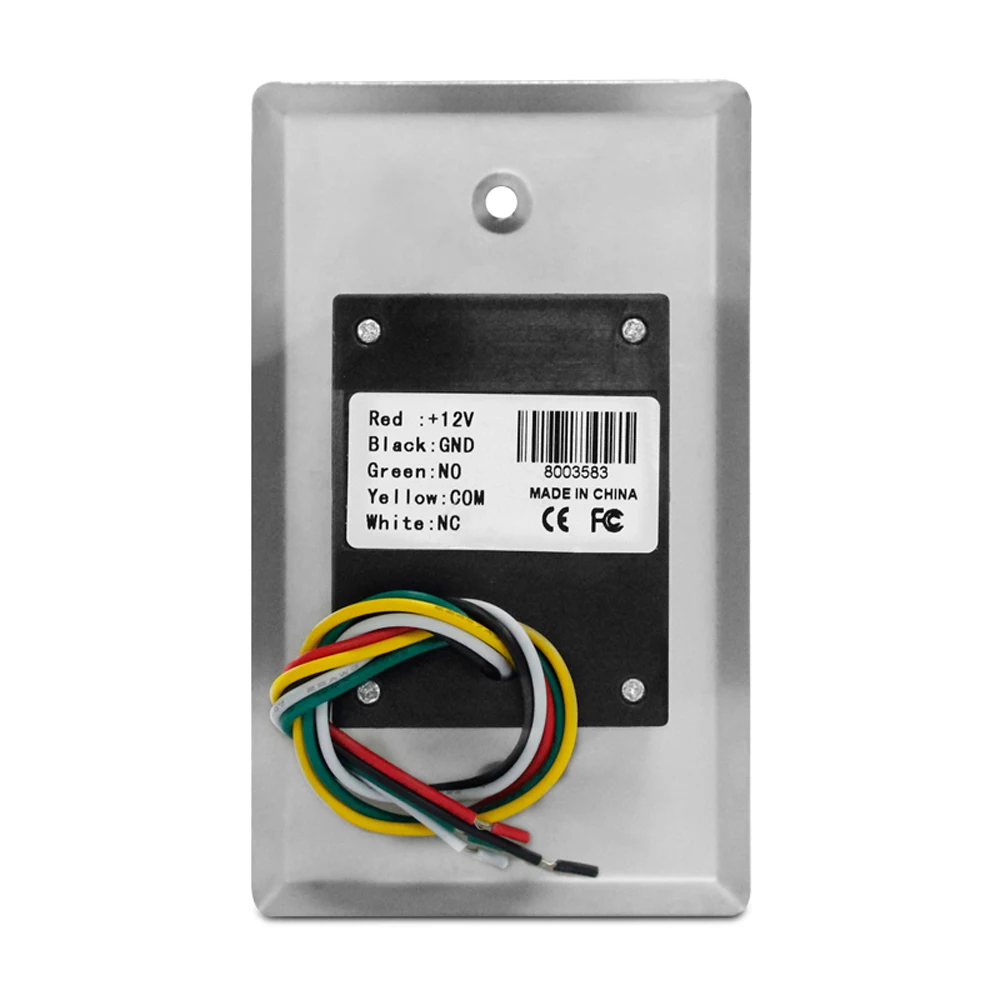 Infrared Sensor Switch No Touch Contactless Door Release Exit Button with LED In