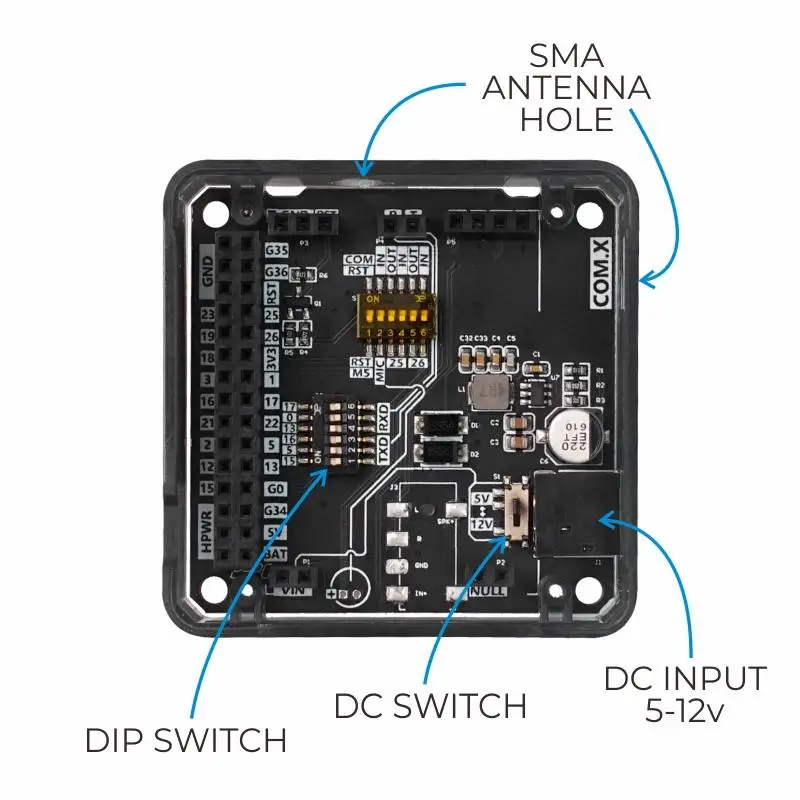 Oficial Com. Zigbee Módulo Cc2630f128 com Antena M5stack - Imagem 5