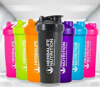 

Protein Shaker Bottle, Gym Sports Water Bottle, Smoothie Mixer Cups, BPA Free, Flip Lid with Powerful Blending Ball Included