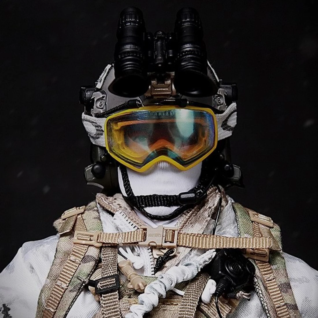 1/6 30cm Soldier Model Suit Realistic Headsculpt DIY Handmade Soldier M011 Navy Seals Winter Combat Training Action Figure Toys