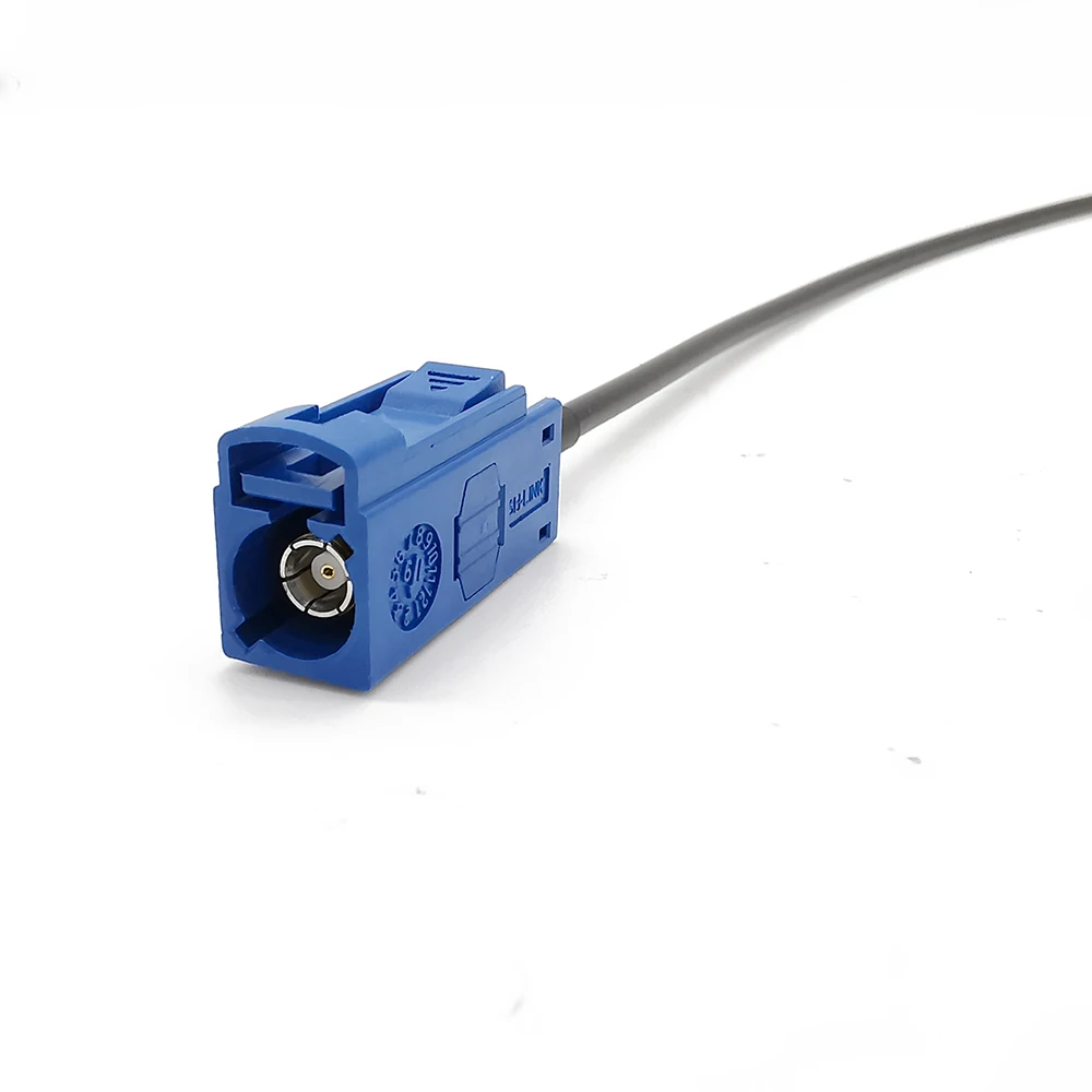 Удлинительный кабель Fakra Blue C с разъемом типа папа и мама для GPS антенны RG174 10 50