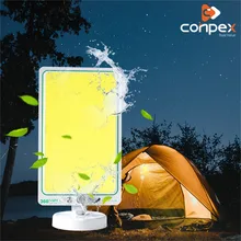 Портативное аварийное освещение 12 В 20 Вт recargable СВЕТОДИОДНЫЙ кемпинговый тент свет COB фанера декоративный сад Рабочий свет Магнитная база