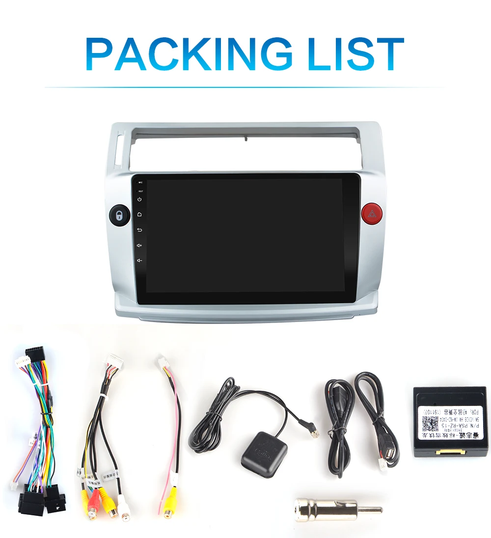 2RAM+ 32ROM 2.5D 2Din Android 8,1 GO автомобильный мультимедийный плеер gps для Citroen C4 C-Triomphe C-Quatre 2004 2005 2006 2007 2008 2009 Wi-Fi