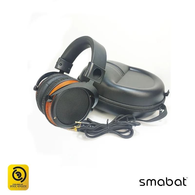 

smabat A1 flat panel speaker driver high-end headphones, ultra-high-definition midrange, strong bass, big earmuffs