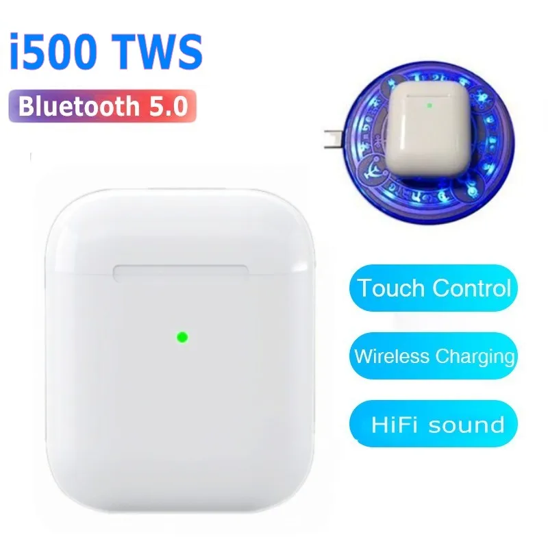 I500 Tws 1:1, беспроводные Bluetooth наушники, мини стерео бас наушники, наушники с коробкой для iPhone xiaomi Phone pk i9000 i10000 TWS