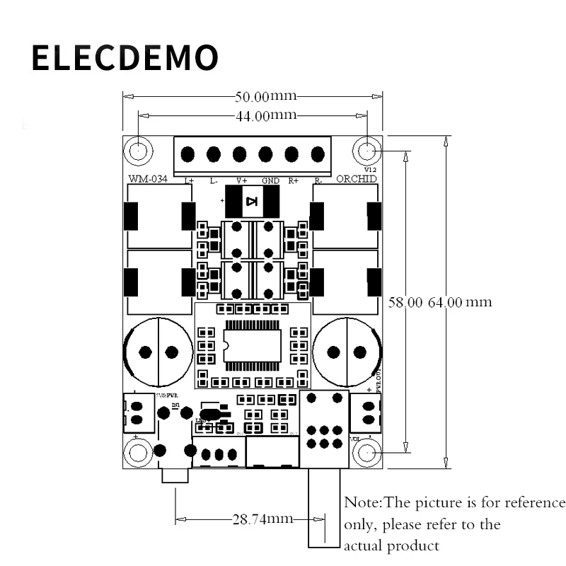 HIFI Цифровой 2,0 усилитель мощности плата TPA3116D2 двухканальный стерео усилитель мощности плата DC10-25V