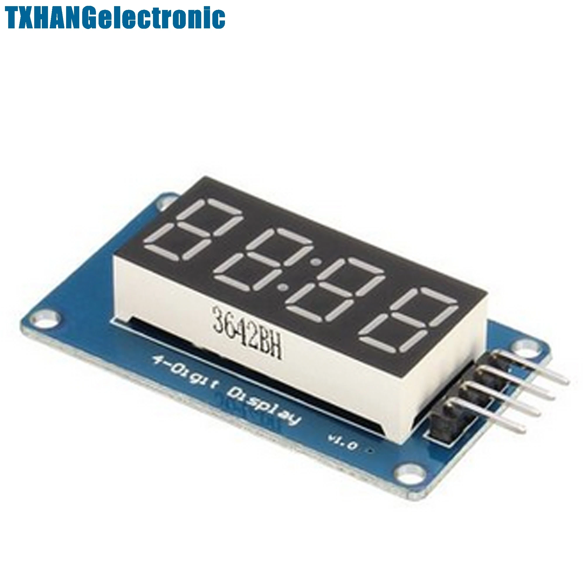 4 Bits Digital Tube Led Display Module With Clock Display Tm1637 Diy ...