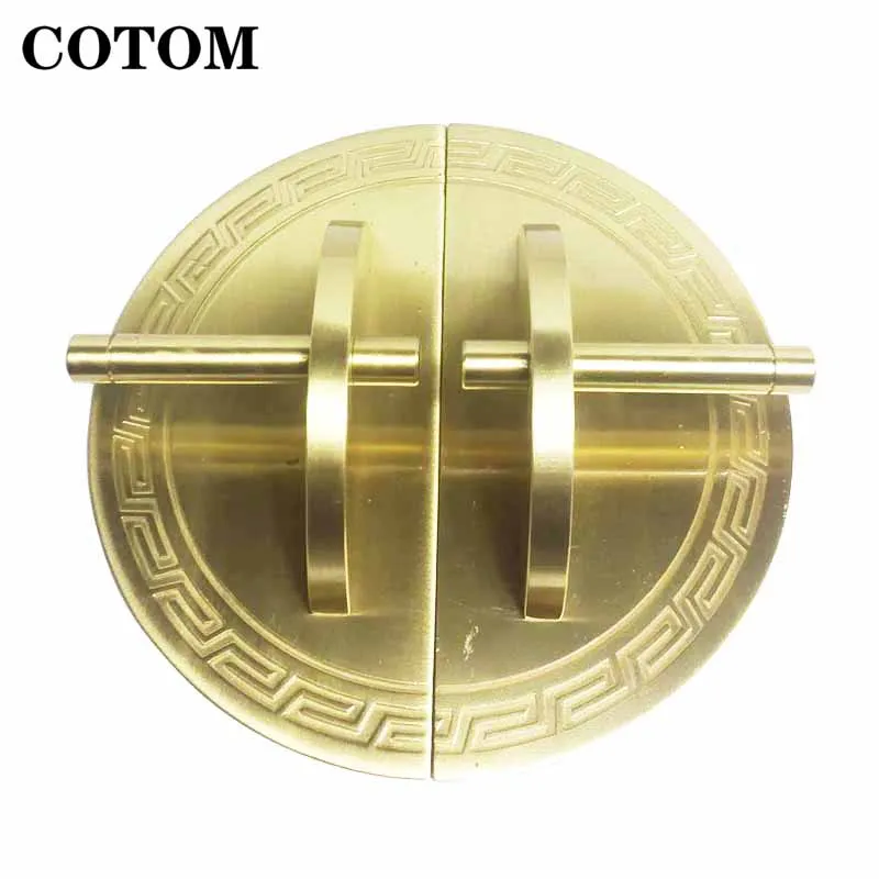 COTOM 1 набор 150 мм золотая для шкафа ручка твердая латунь Морден винный шкаф двери