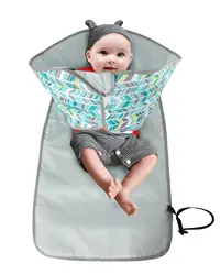 Tapis d'urine pliable Portable multifonctionnel pour bébé, sac à couches imperméable Portable, couverture à langer pour couches d'extérieur, voyage 