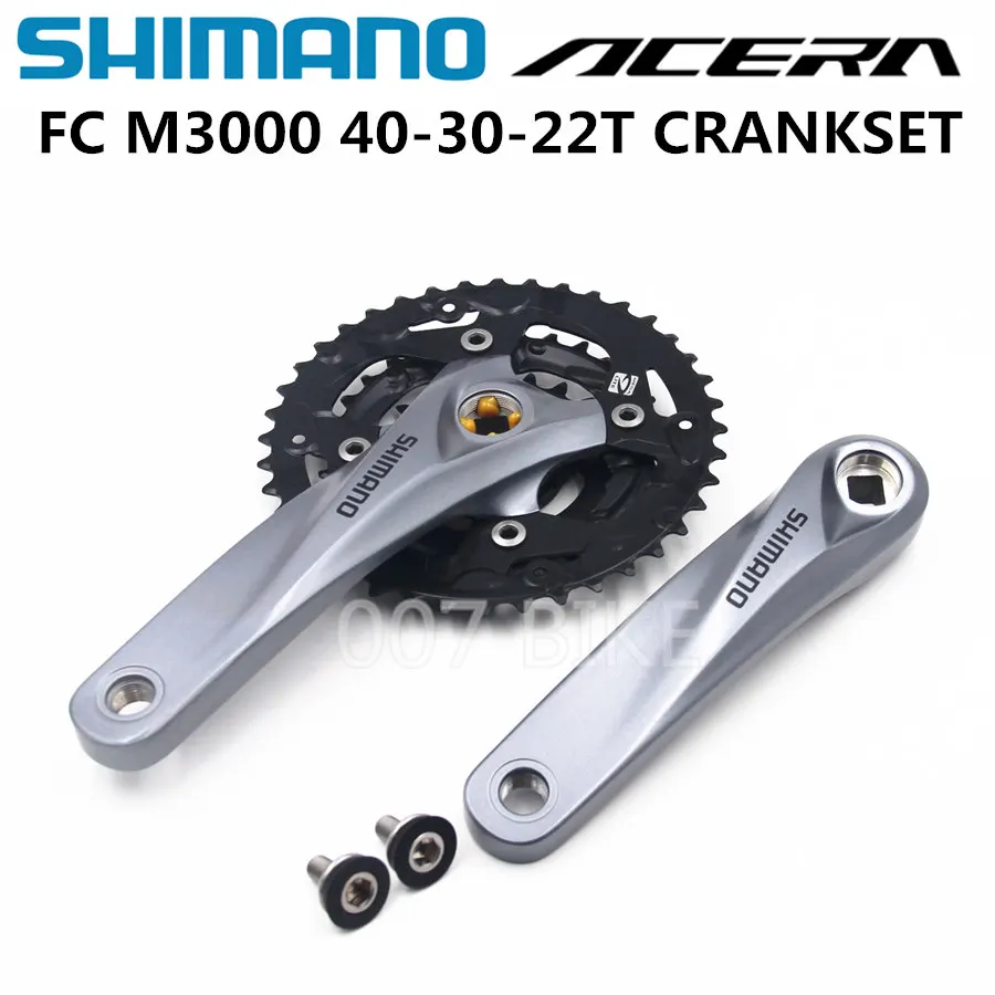 SHIMANO ACERA FC-M3000 диаметра окружности болтов(M3000 3x9-Speed 44-32-22T 170 мм 9 SEPEED диаметра окружности болтов