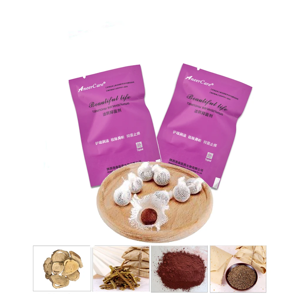Yoni Products Detox Pearls Cleansing Female Hygiene Chinese Medicines Vagina Care Medical Tampons for Women Gynaecology 10Pcs, vaginal detox tampons