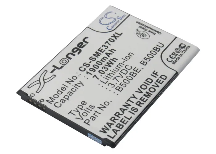Батарея Cameron Sino для GT-I9197Z, GT-i9198, SCH-I435, Serrano, SGH-I257, SHV-E370, SHV-E370D 1900 mAh/7,03 WH