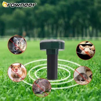 

4Pcs Ultrasonic Sonic Expeller Mouse Repeller Solar Power Snake Pest Animal Rodent Repellent Outdoor Safe Yard Garden Supplies
