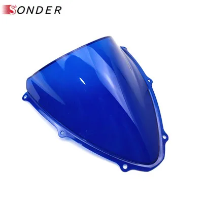 Blue Горячая Распродажа лобовое стекло для Suzuki K6 GSX R GSX-R 600 750 2006 2007 дымчатое лобовое стекло для GSX-R600 GSX-R750 06 07 Запчасти - Цвет: Blue