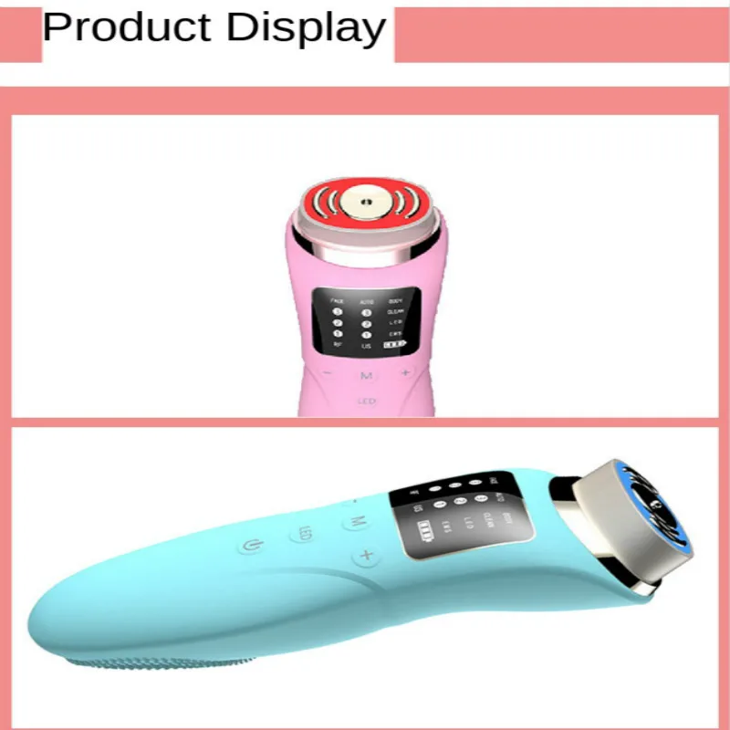  EMS Radio Frequency Thermage Face Massage Device Tightening Skin Rejuvenation Portable LED Color Li