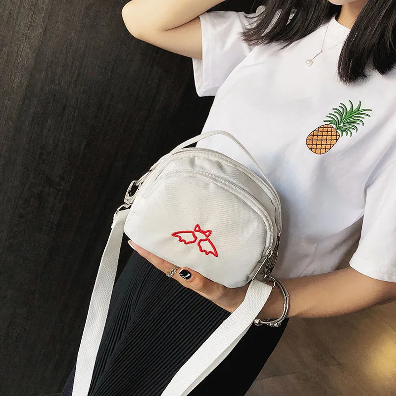 JIULIN 2019 новая Корейская версия tide ins темно летучая мышь сумка через плечо Джокер