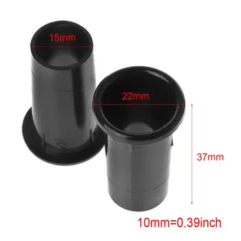 

2PCS Speaker Port Tube Bass Reflex Vent Ventilation Connector 2-3" 18x37mm Subwoofer Woofer Box