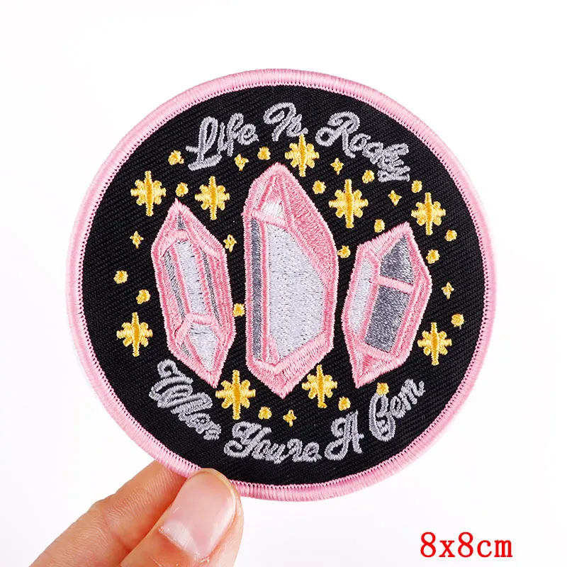 Cartoon Embroidered Patches On Clothes Letter Flower Patch Applique Clothing Thermoadhesive Patches For Clothing Stickers Badges 