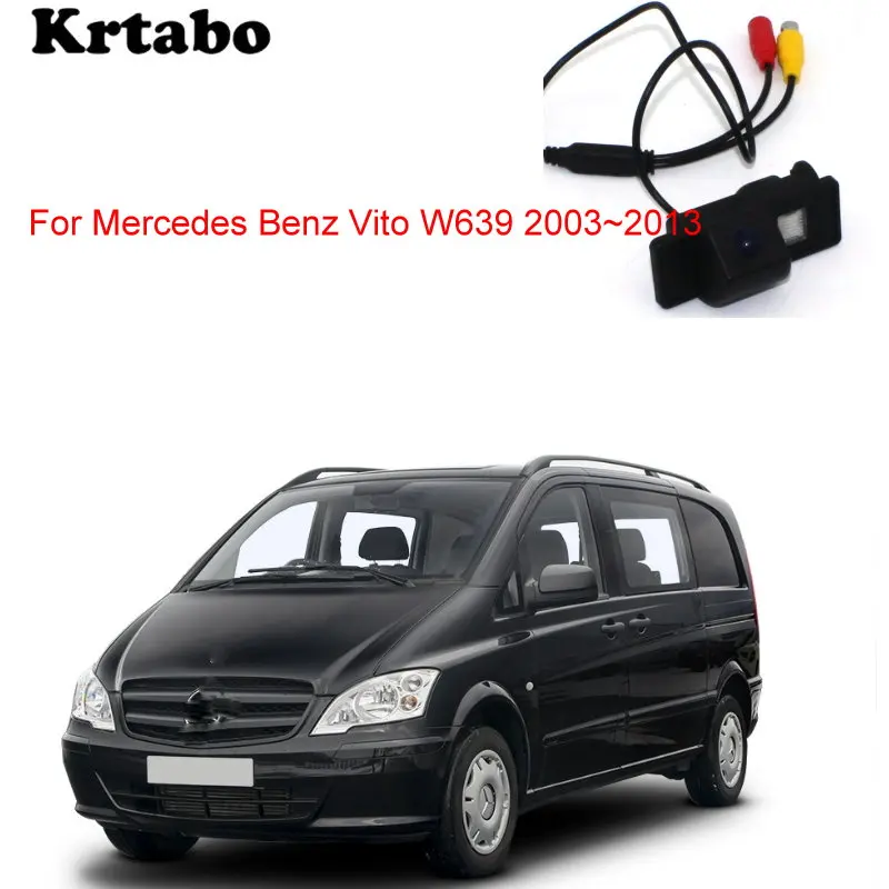 Автомобильная камера заднего вида Krtabo для Mercedes Benz Vito W639 2003 ~ 2013 CCD HD
