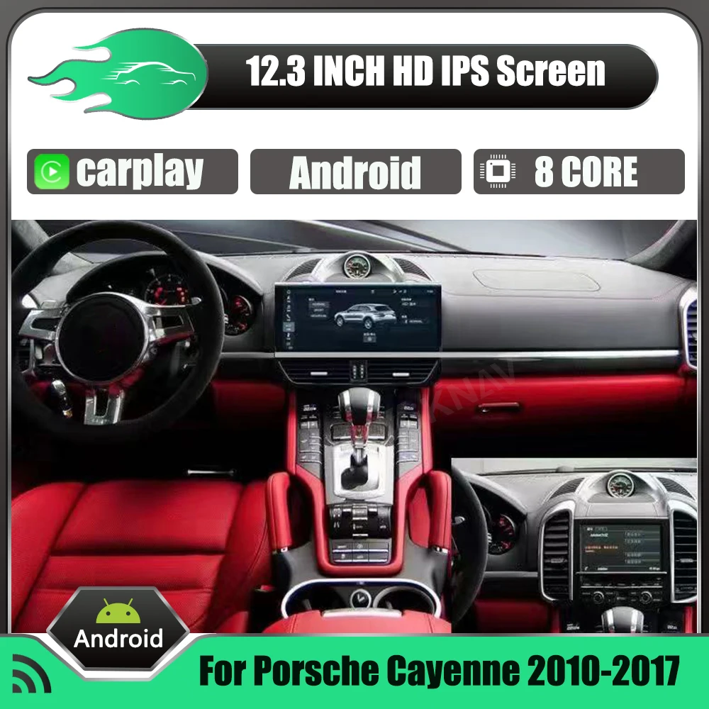 

Android radio for Porsche Cayenne 2010-2017 Car stereo with screen GPS navigator touch screen DVD multimedia player head unit