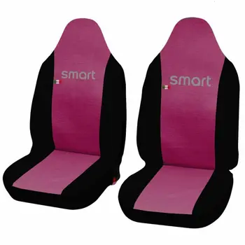 

COPRISEDILI IN ECOPELLE SMART FORTWO - 1a SERIE - BICOLORE FUCSIA - NERO