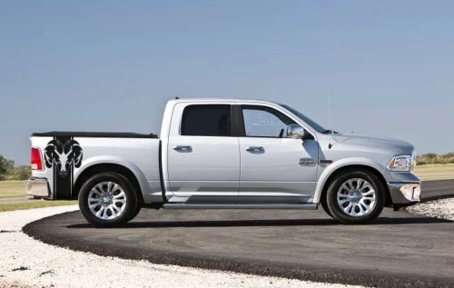 Для набора из 3-Dodge Ram полосой логотип графическая Наклейка боковой задний прицеп кровать винил