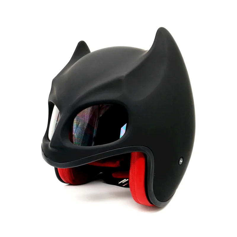 

Masei Batman helmet motorcycle helmet half helmet open face helmet casque motocross car accessories sticker casco moto