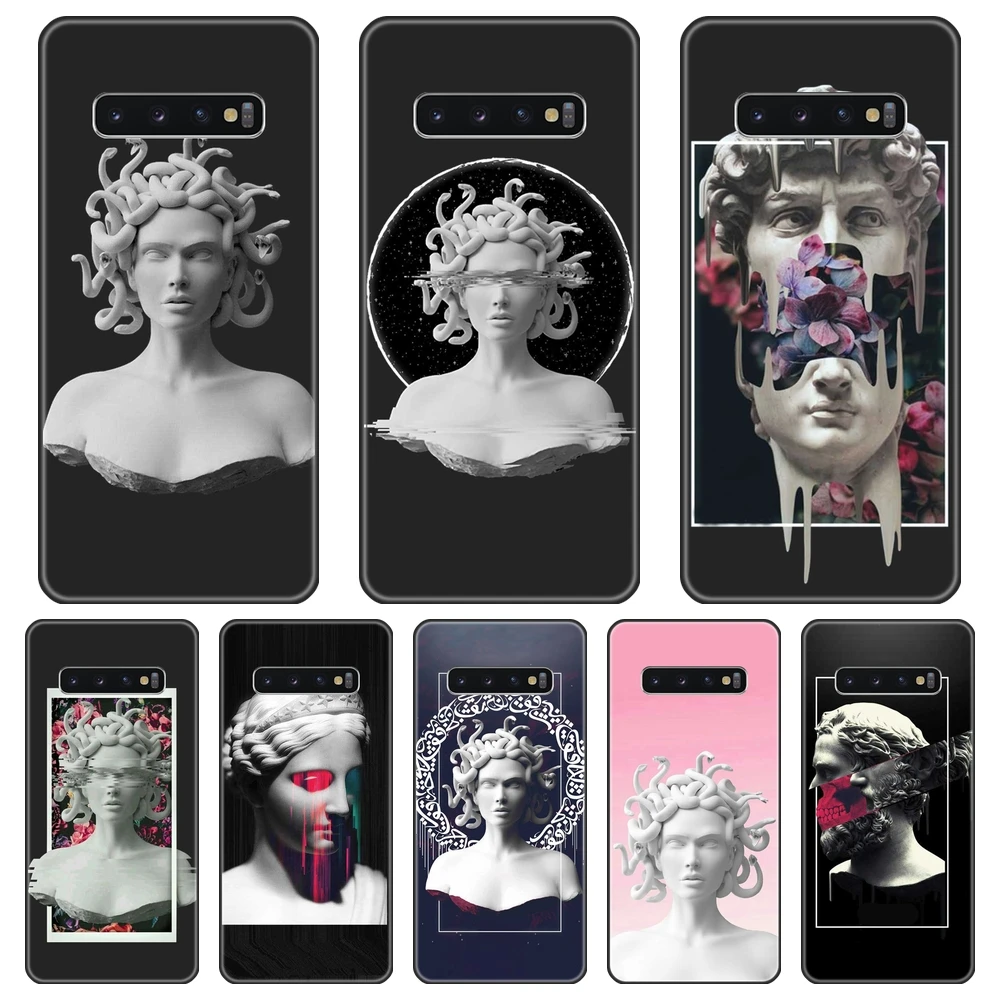 Силиконовый чехол для телефона Samsung Galaxy S10 Plus 5G 10E Medusa мягкая задняя крышка с
