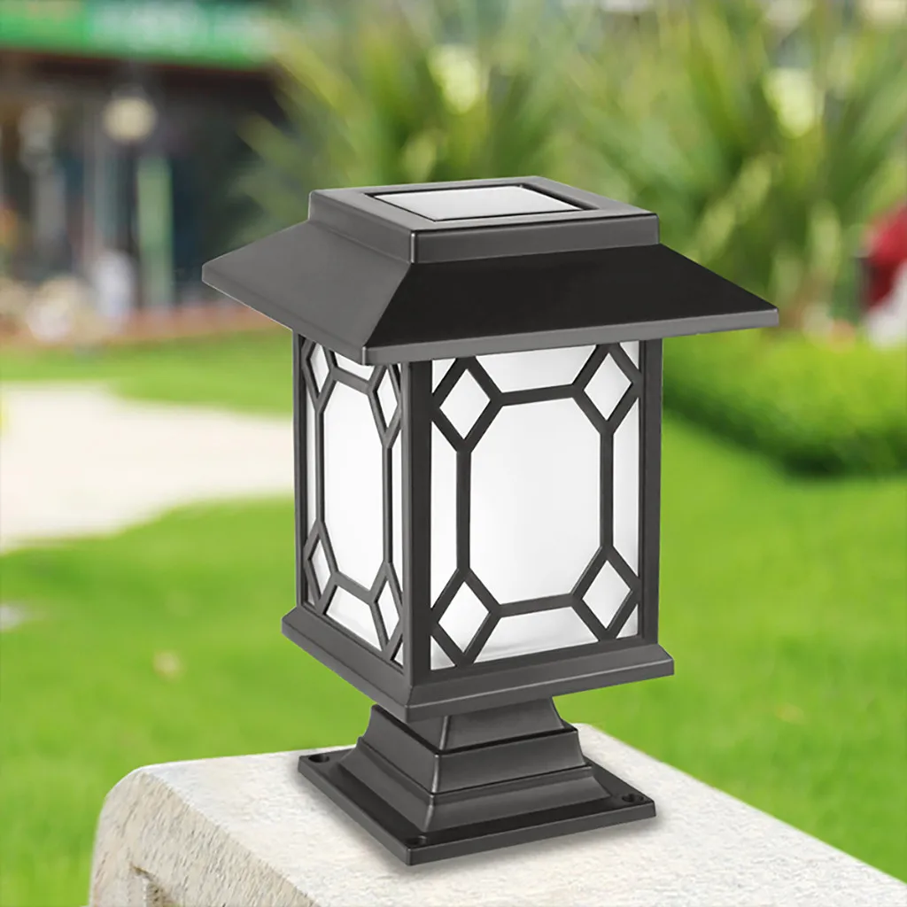 Ретро уличный водонепроницаемый солнечный светильник двойного назначения светильник для газона светильник для клейма IP65 600 мАч Интеллектуальный светильник контроль ВКЛ/ВЫКЛ XJ