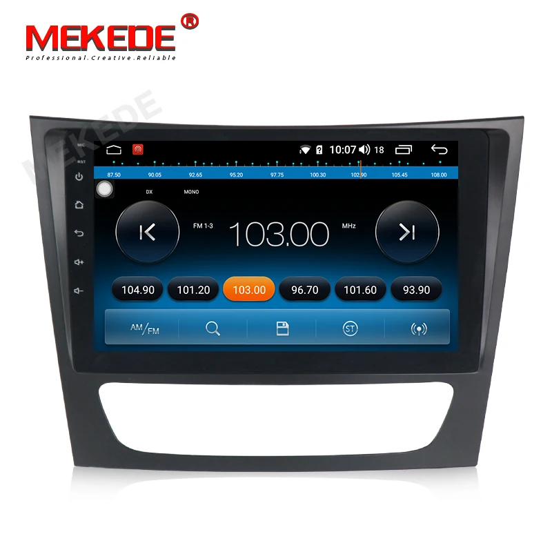 MEKEDE 9853 4G LTE HD большой экран Android 9 Автомобильный gps dvd-плеер для Mercedes/Benz/e-класс/W211/E300/CLK/W209/CLS/W219 gps радио