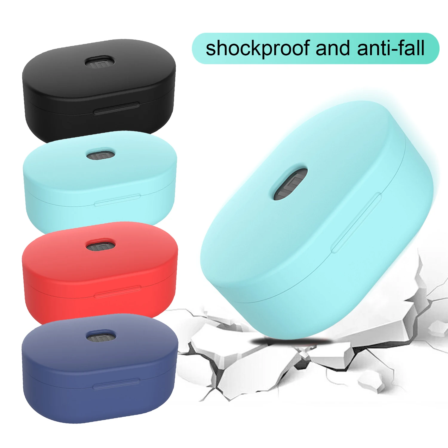 Vococal противоосенний силиконовый защитный чехол для зарядки Xiaomi Redmi AirDots TWS