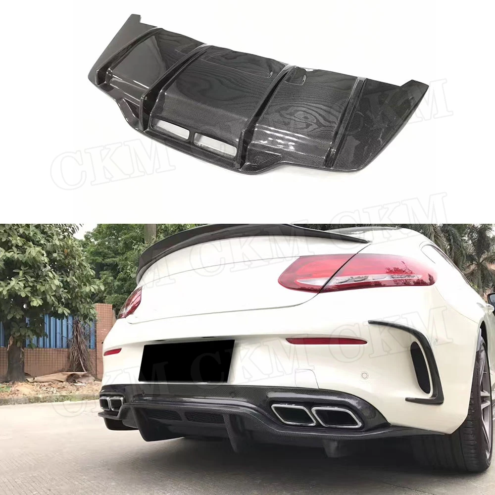P Стиль углеродное волокно фотосессия для Mercedes Benz C Class W205 C205 C63 AMG Coupe 2015 2016