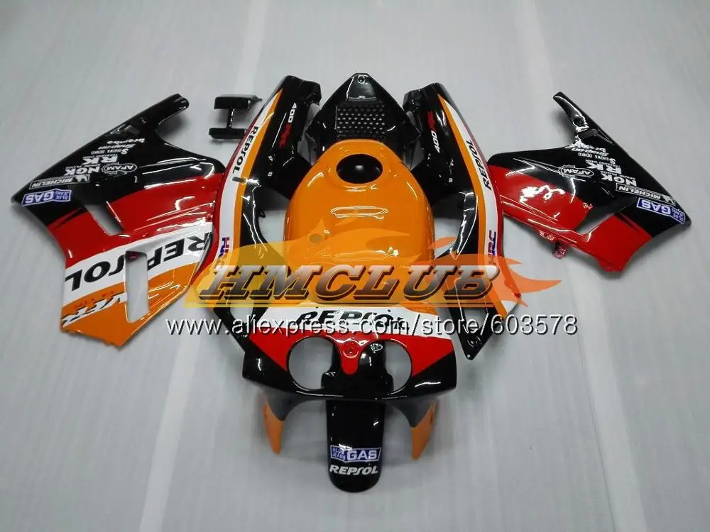 VFR400 R для HONDA VFR400R 1987 1988 1989 1990 1991 1992 98CL. 30 ЛРВ 400 R NC24 NC30 87 88 89 90 91 92 белые, красные обтекатели - Цвет: No. 2